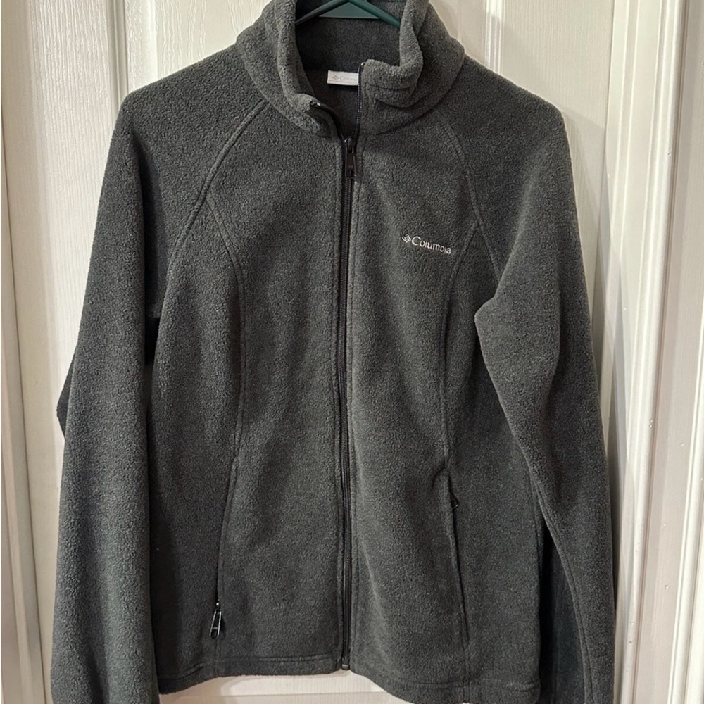Columbia Charcoal Fleece Jacket Women’s Medium